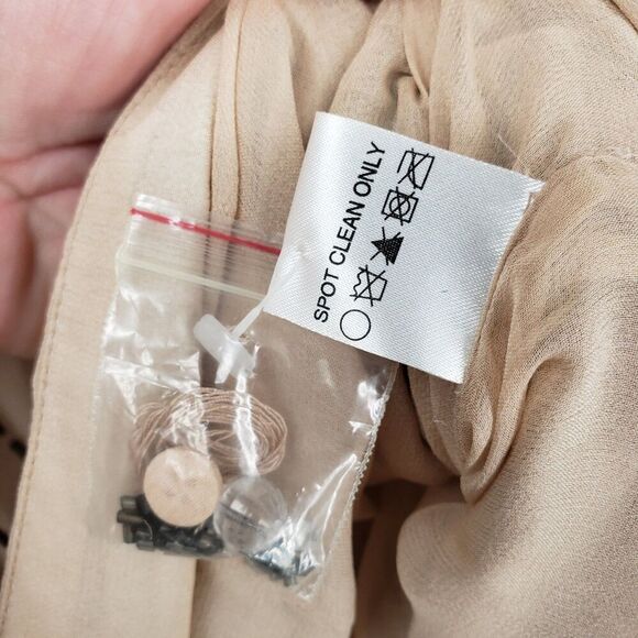 NWT Haute Hippie Blouse Womens Small Silk Beaded Embellished Tunic Top Boho - Picture 8 of 14